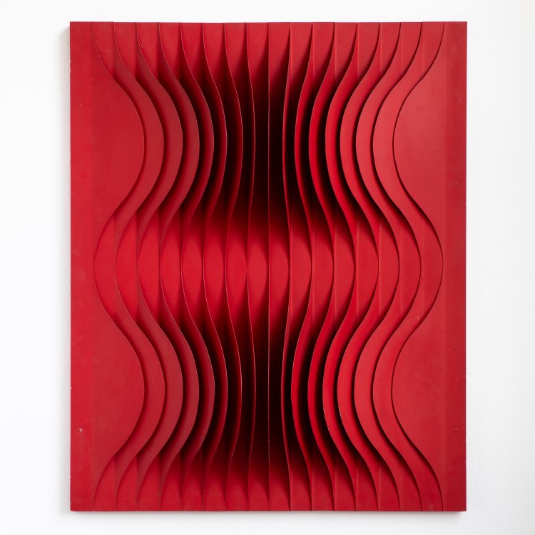 Hauptbild zu Objekt, Op-Art slatted picture 'A 31-73', K-15 345