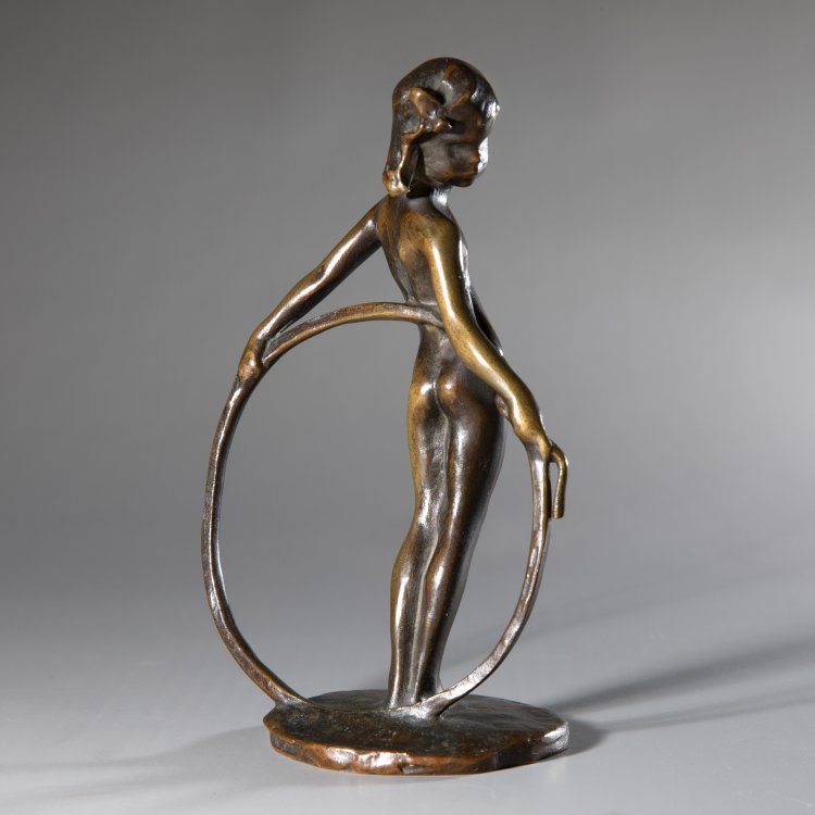 Hauptbild zu Objekt, Girl with hoop, Bernhard Hoetger, K-15 205