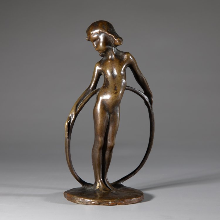 Bild 1 zu Objekt, Girl with hoop, Bernhard Hoetger, K-15 205