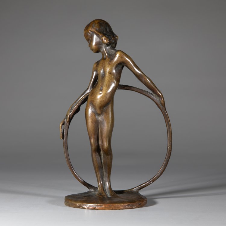 Bild 2 zu Objekt, Girl with hoop, Bernhard Hoetger, K-15 205