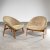 Paar Lounge Sessel Modell Columbus