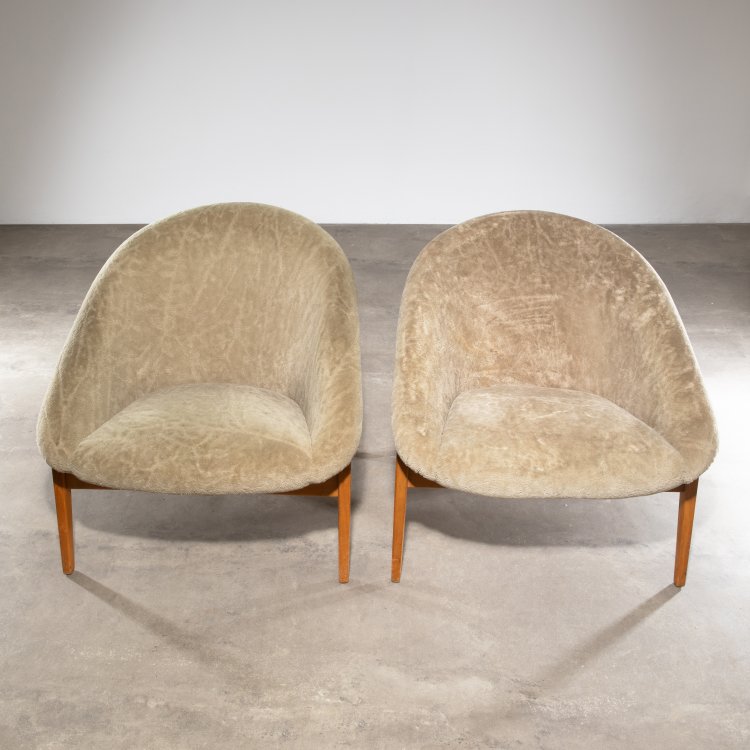 Bild 2 zu Objekt, Pair of lounge chairs model Columbus, Hartmut Lohmeyer, Formtex, K-15 430