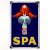 Emaille Werbeschild 'Spa'