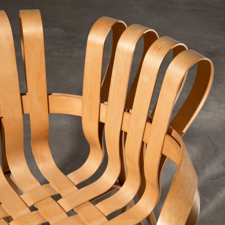 Bild 1 zu Objekt, Armlehnstuhl Modell Cross Check + Katalog + Krawatte, Frank O. Gehry, Knoll International, K-15 634