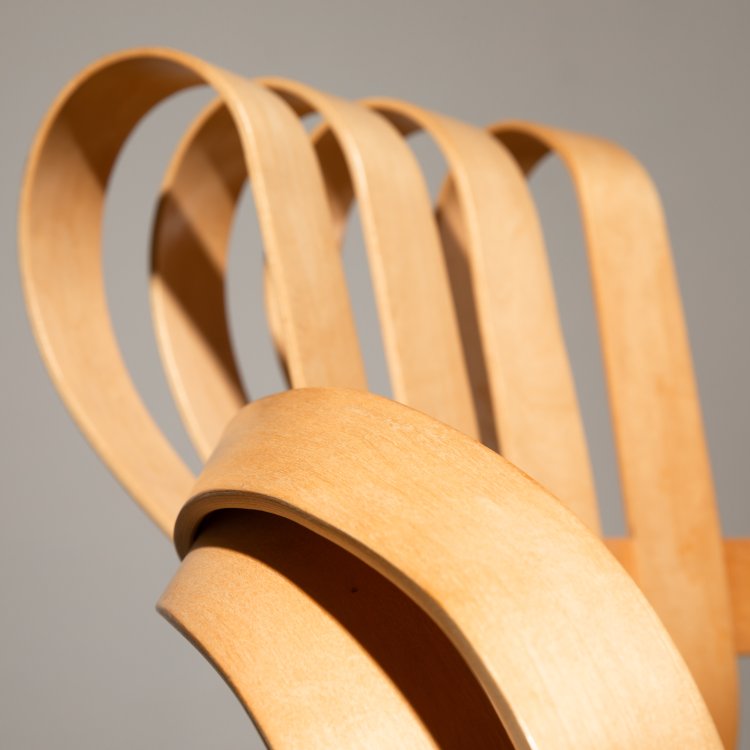 Bild 2 zu Objekt, Armlehnstuhl Modell Cross Check + Katalog + Krawatte, Frank O. Gehry, Knoll International, K-15 634