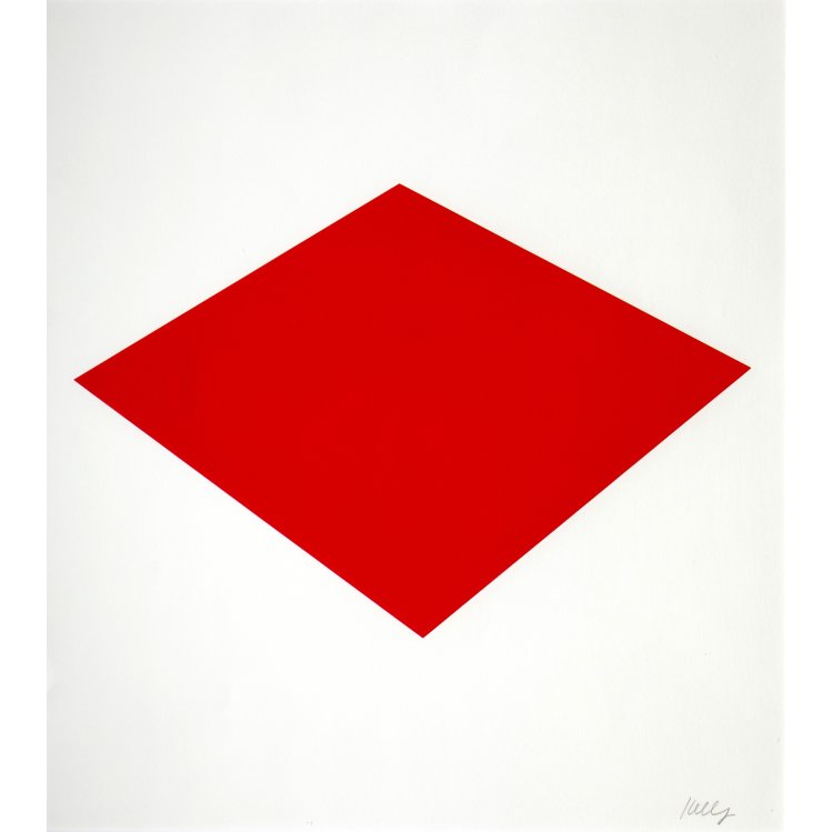 Hauptbild zu Objekt, Poster 'Red Floor Panel', 1992, Ellsworth Kelly, K-15 334