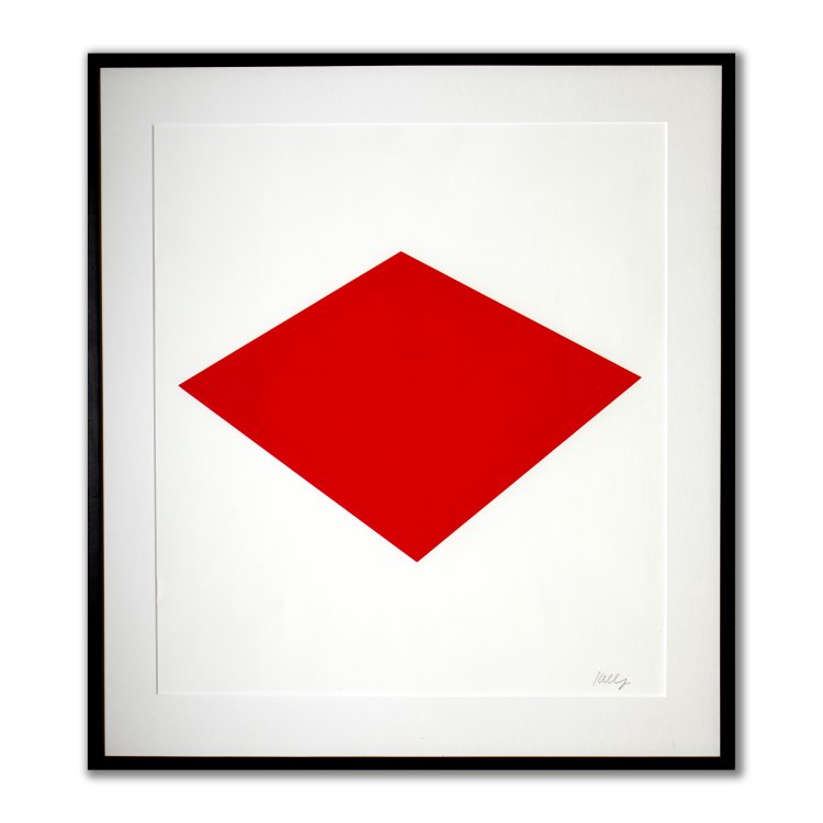 Bild 1 zu Objekt, Poster 'Red Floor Panel', 1992, Ellsworth Kelly, K-15 334