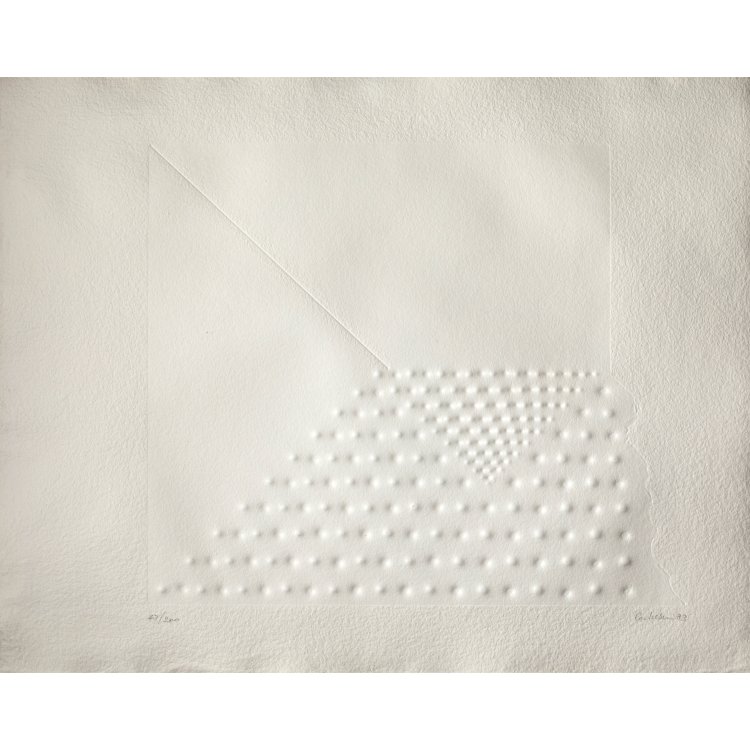 Hauptbild zu Objekt, Untitled (the Top of the Pyramid), 1983, Enrico Castellani, K-15 296