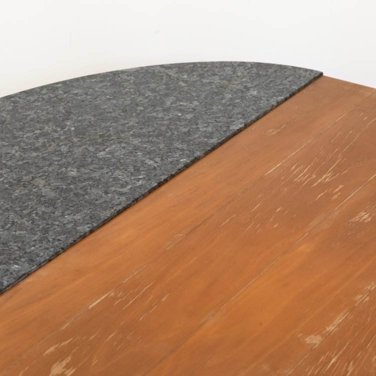 Bild 2 zu Objekt, Zweiteiliger Tisch / Konsoltische mit Einlegeplatte, Wolfgang Laubersheimer, Laubersheimer / Pentagon, K-15 616