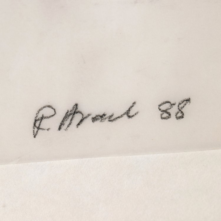 Bild 2 zu Objekt, Entwurfszeichnung f&uuml;r eine Bar / Kaffee, 1988, Ron Arad, K-15 596