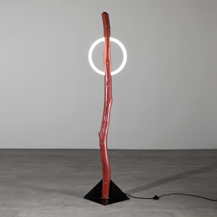 Bild 3 zu Objekt, Signierte Stehleuchte Modell Baumleuchte I, Gruppe Kunstflug, K-15 585