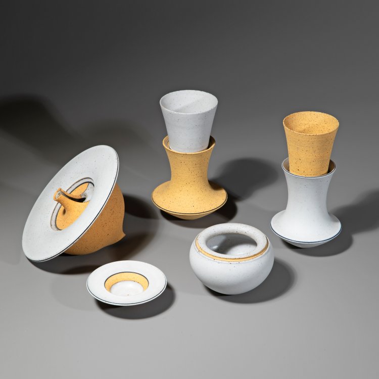 Hauptbild zu Objekt, Keramik Konvolut, Thomas Naethe, K-15 157