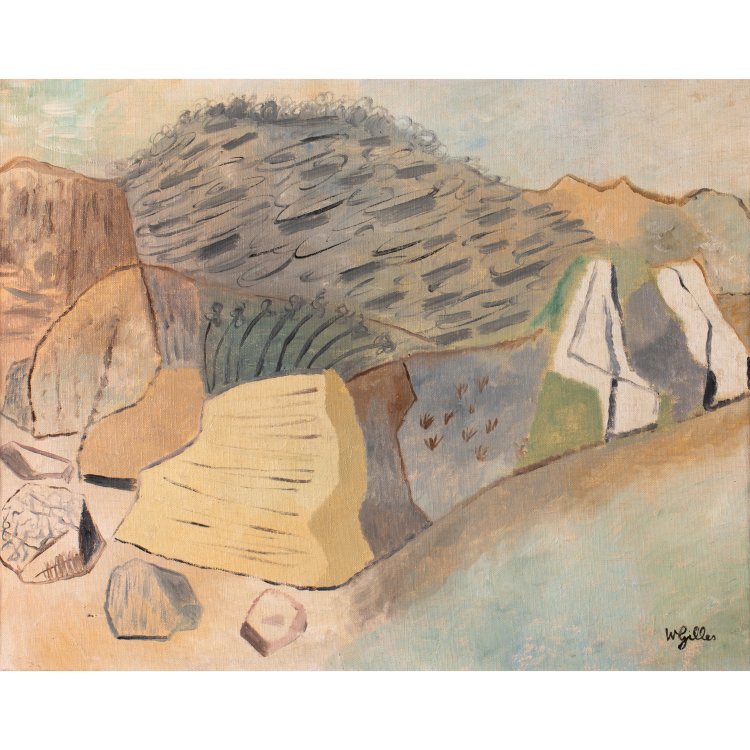 Hauptbild zu Objekt, 'Ischia Landscape', 1931, Werner Gilles, K-15 237