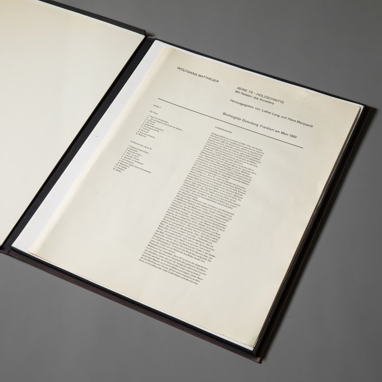 Bild 2 zu Objekt, 'Series 79 Woodcuts', 1981, K-15 255