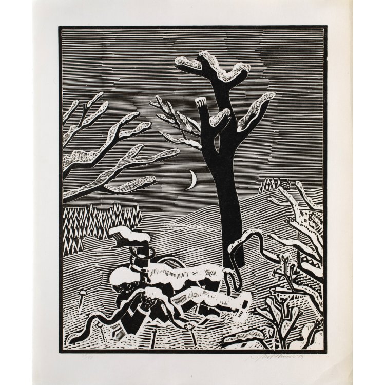 Bild 11 zu Objekt, 'Series 79 Woodcuts', 1981, K-15 255