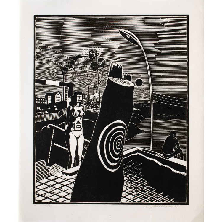 Bild 13 zu Objekt, 'Series 79 Woodcuts', 1981, K-15 255