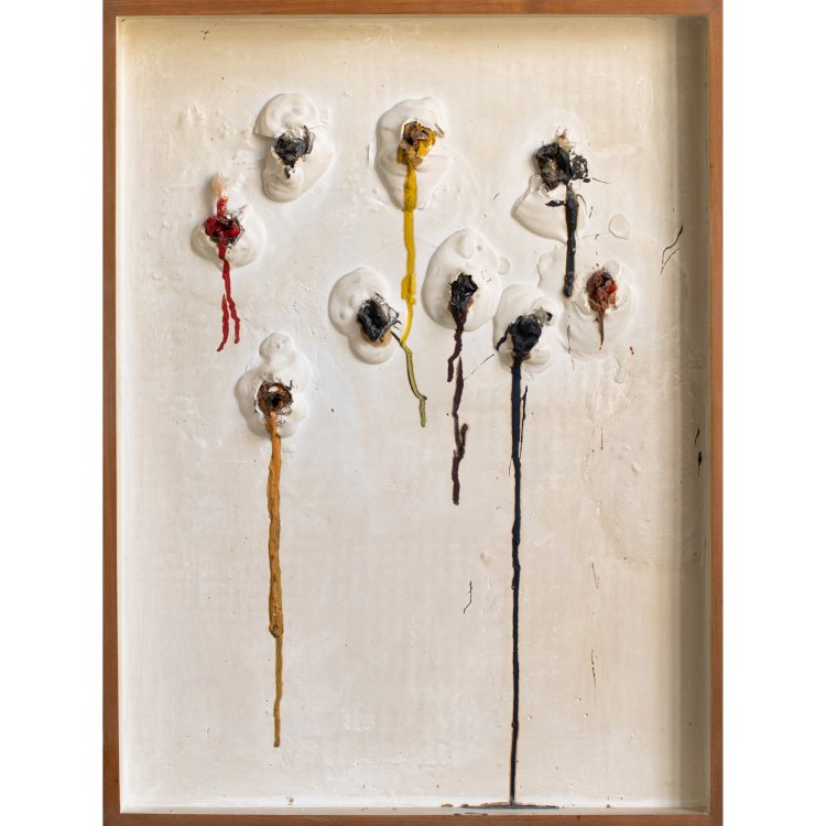 Hauptbild zu Objekt, Schussbild 'Tir' aus der &eacute;dition MAT, 1964, Niki de Saint Phalle, &eacute;dition MAT, K-15 305