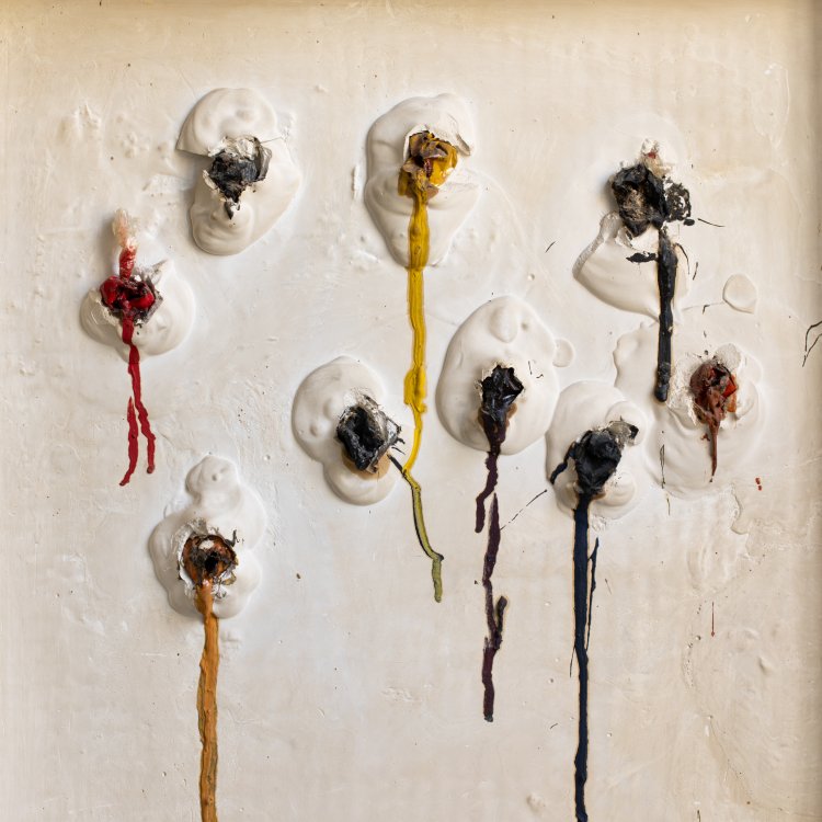 Bild 2 zu Objekt, Schussbild 'Tir' aus der &eacute;dition MAT, 1964, Niki de Saint Phalle, &eacute;dition MAT, K-15 305