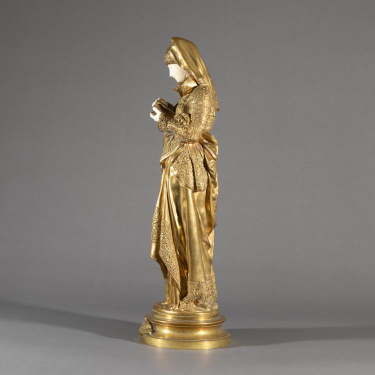 Bild 5 zu Objekt, Chryselephantin-Figur 'Liseuse', Albert-Ernest Carrier-Belleuse, K-17 216