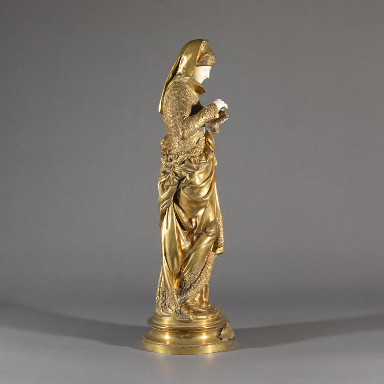 Bild 7 zu Objekt, Chryselephantin-Figur 'Liseuse', Albert-Ernest Carrier-Belleuse, K-17 216