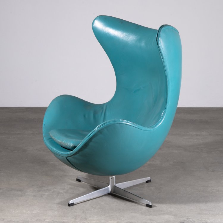 Hauptbild zu Objekt, Lounge Sessel Model Egg Chair 3316, Arne Jacobsen, Fritz Hansen, K-15 518