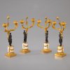 2 pairs of Empire candlesticks