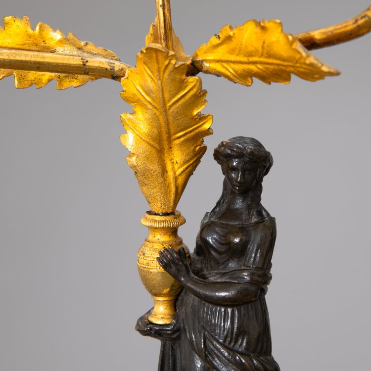 Bild 2 zu Objekt, 2 pairs of Empire candlesticks, K-15 18