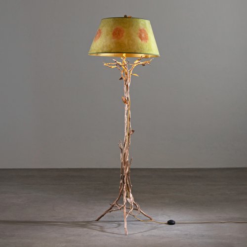 Limited bronze floor lamp