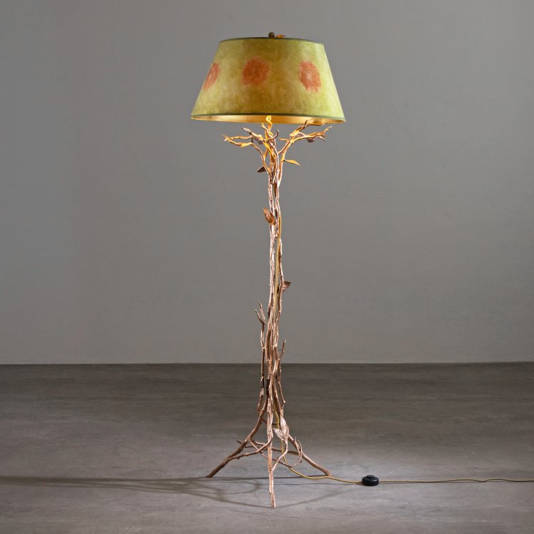 Hauptbild zu Objekt, Limitierte Bronze Stehleuchte, Jacques Goldstein, Goldstein, Jacques, K-15 594