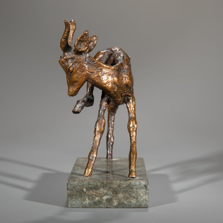 Bild 2 zu Objekt, Antelope licking its right foot, Ren&eacute;e Sintenis, K-15 210