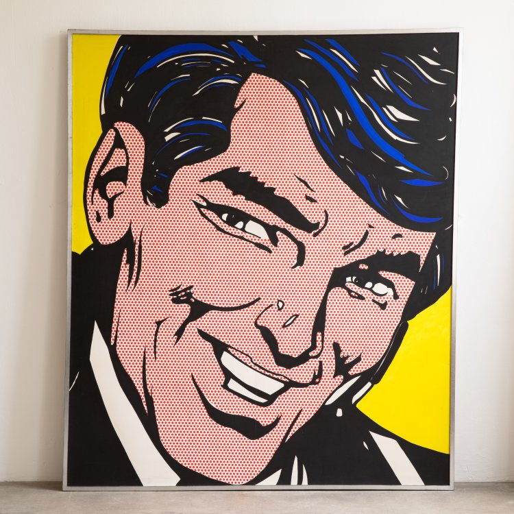 Bild 1 zu Objekt, Painting in the style of Roy Lichtenstein 'The Sceptic'. 1994, K-15 380