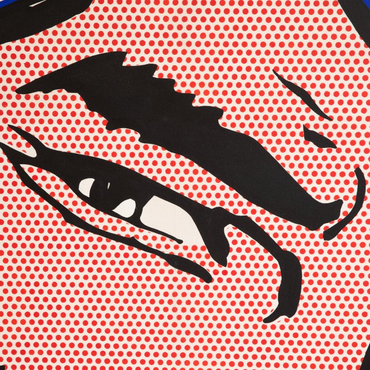 Bild 2 zu Objekt, Painting in the style of Roy Lichtenstein 'The Sceptic'. 1994, K-15 380
