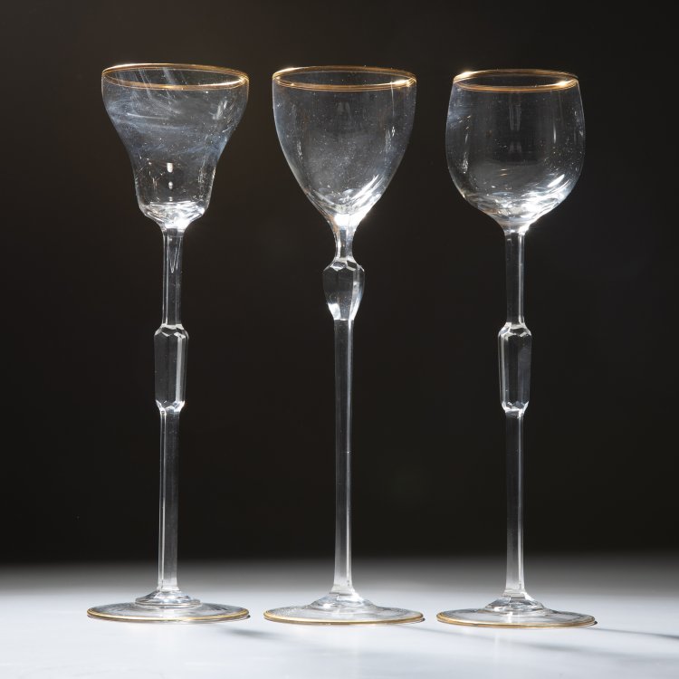 Bild 1 zu Objekt, 7 goblets, Gr&auml;flich Schaffgotsch'sche Josephinenh&uuml;tte, Schreiberhau / Schlesien, K-15 89
