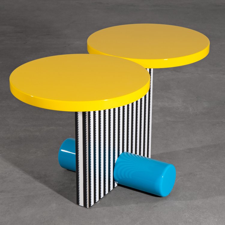 Hauptbild zu Objekt, Beistelltisch Modell Polar, Michele De Lucchi, Memphis, K-15 572