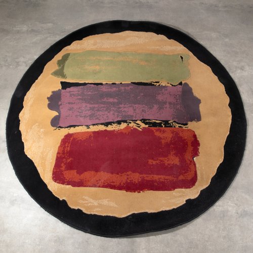 Round rug from the Warhol Home Collection