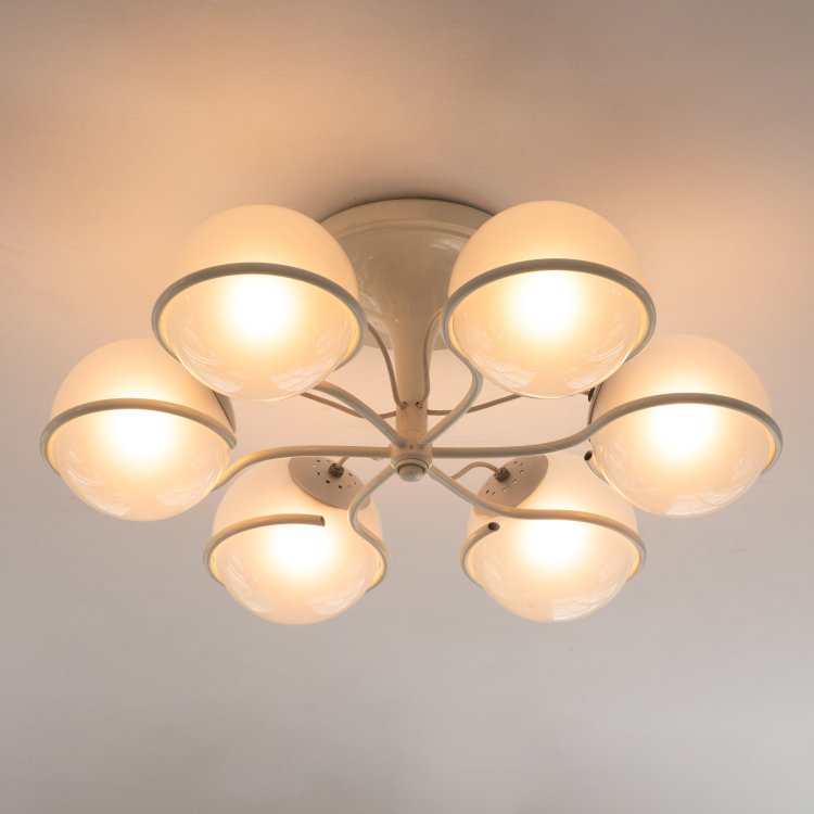 Hauptbild zu Objekt, Deckenleuchte Modell 2042/6, Gino Sarfatti, Arteluce, K-15 538