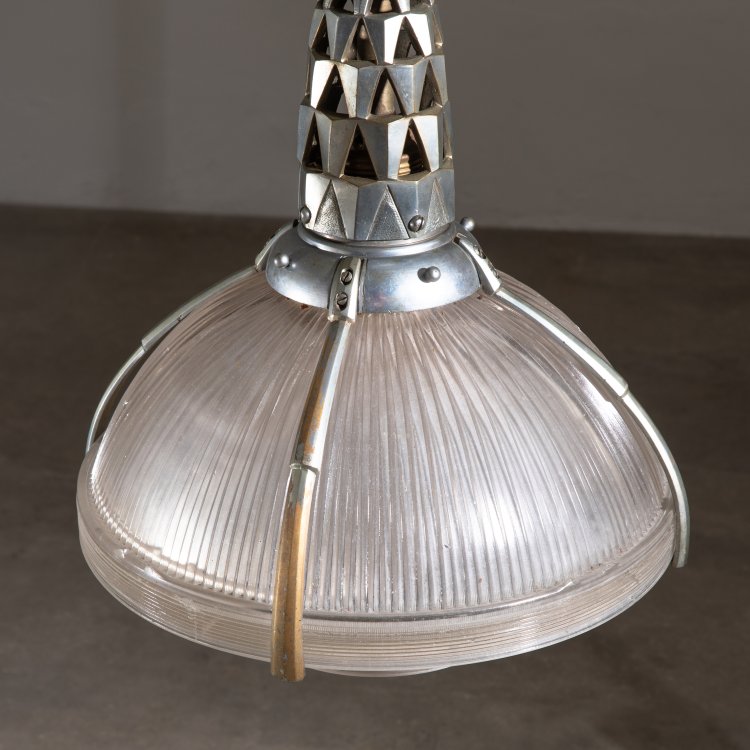 Bild 3 zu Objekt, 2 ceiling lights 'Holophane', Jacques-Emile Ruhlmann, Holophane, Paris; Le Bon March&eacute;, K-15 31