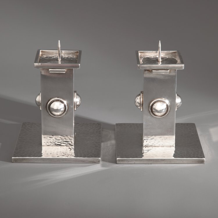 Bild 1 zu Objekt, Paar Kerzenleuchter, Jean Despr&eacute;s, K-15 45