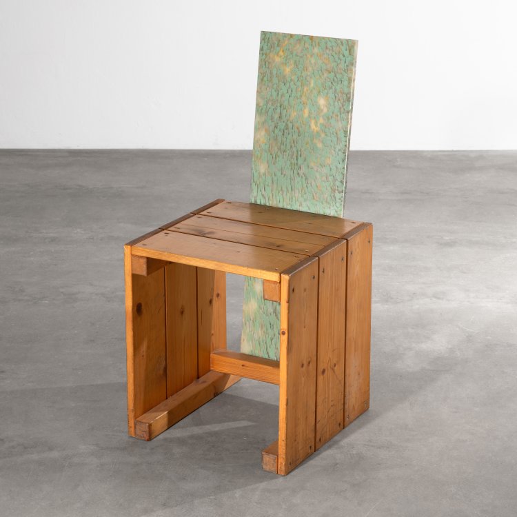 Hauptbild zu Objekt, Stuhl Modell Kistenstuhl, Andreas Brandolini, K-15 587