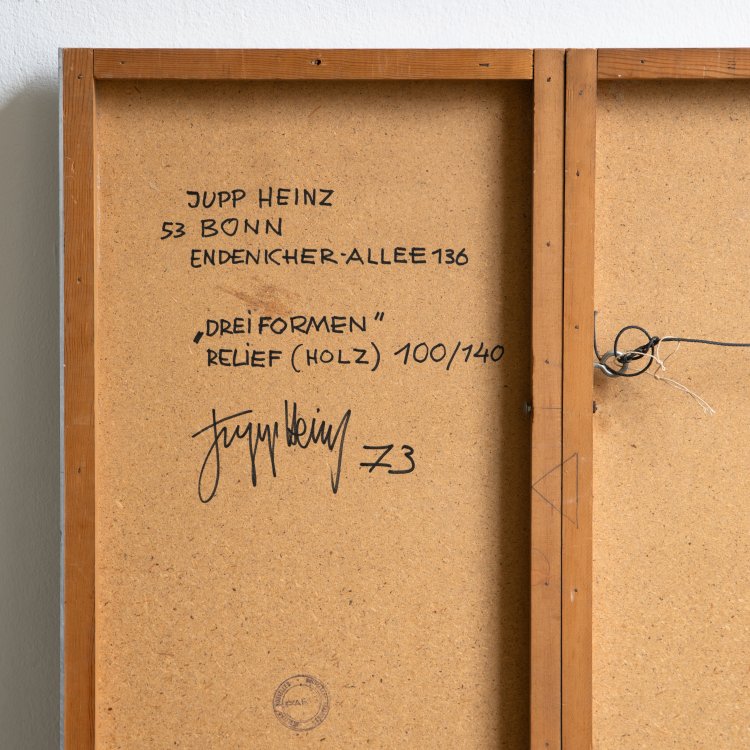 Bild 5 zu Objekt, 'Dreiformen' 1973, K-15 349