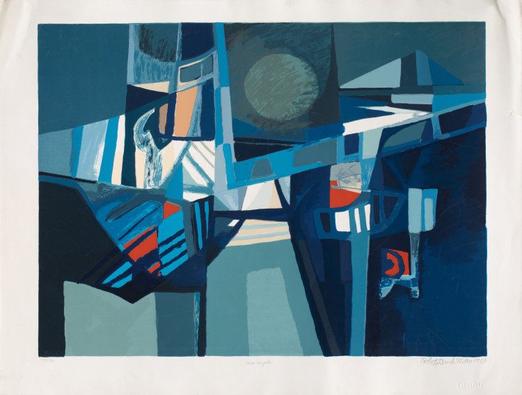 Bild 1 zu Objekt, 'Lua Cinzenta', 1989, Roberto Burle Marx, K-15 356