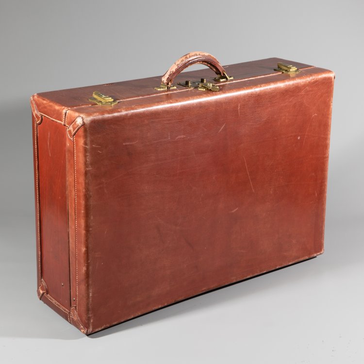 Hauptbild zu Objekt, Travel suitcase, around 1930, Herm&egrave;s, Paris, K-15 44