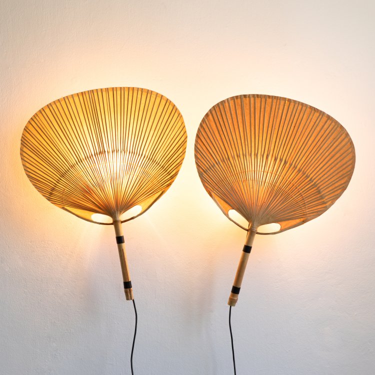 Hauptbild zu Objekt, 2 Wandleuchten Modell Uchiwa, Ingo Maurer, Design M, K-15 442