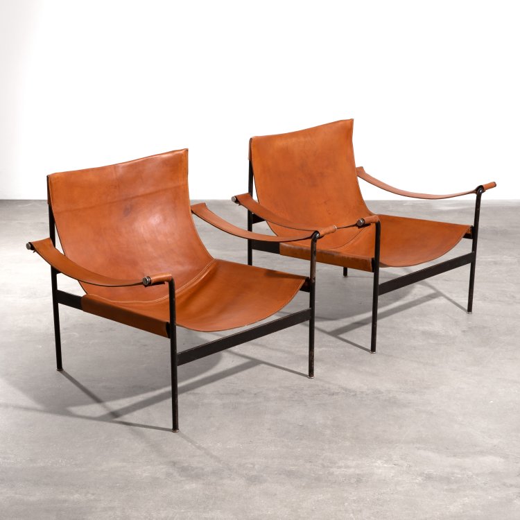 Hauptbild zu Objekt, 2 armchairs model D99, Hans K&ouml;necke, Tecta, Lauenf&ouml;rde, K-15 438