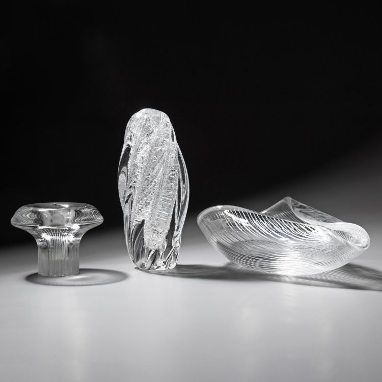 Bild 1 zu Objekt, Vase und Schale 'Kantarelli' und Vase '3242', Tapio Wirkkala, Iittala, Kalvola, K-15 117