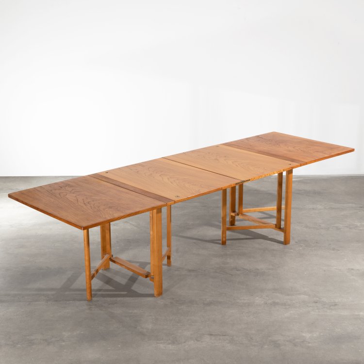 Hauptbild zu Objekt, Dining table / backdrop table model Maria Flap, Bruno Mathsson, Karl Mathsson, K-15 522
