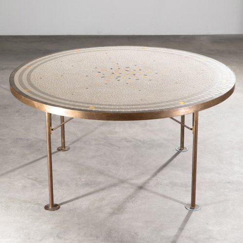 Round mosaic coffee table