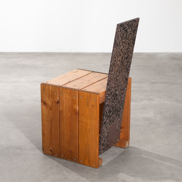 Bild 2 zu Objekt, Stuhl Modell Kistenstuhl, Andreas Brandolini, K-15 586