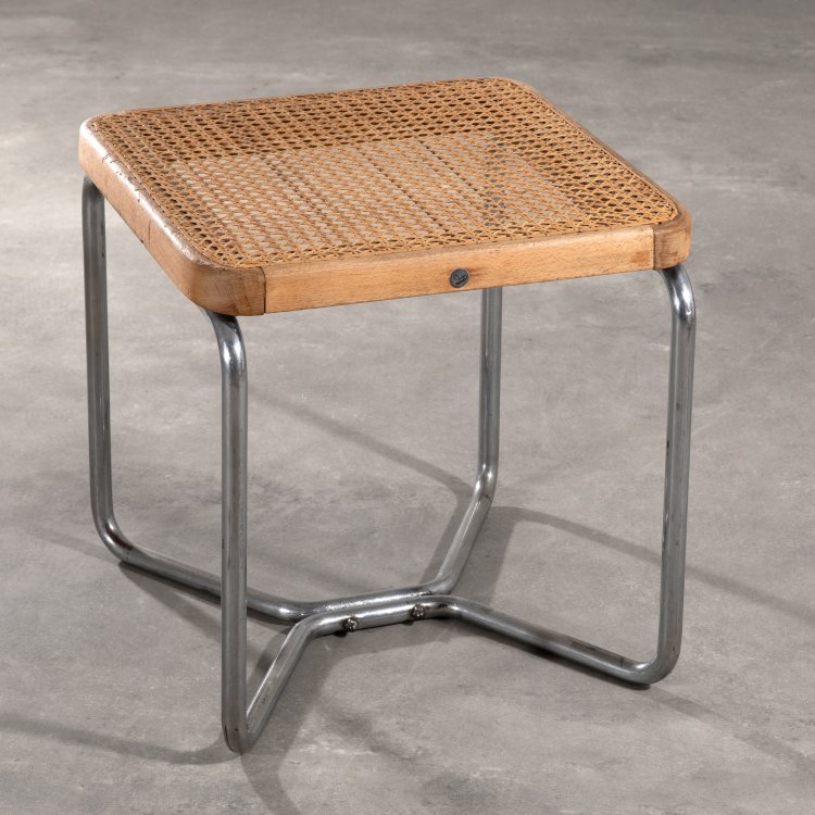 Hauptbild zu Objekt, Hocker Modell B 56, Marcel Breuer, Thonet, K-15 396