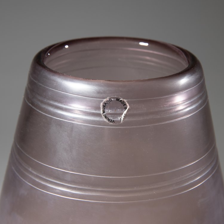 Bild 1 zu Objekt, Vase 'Inciso', Carlo Scarpa, Venini & C., Murano, K-15 102